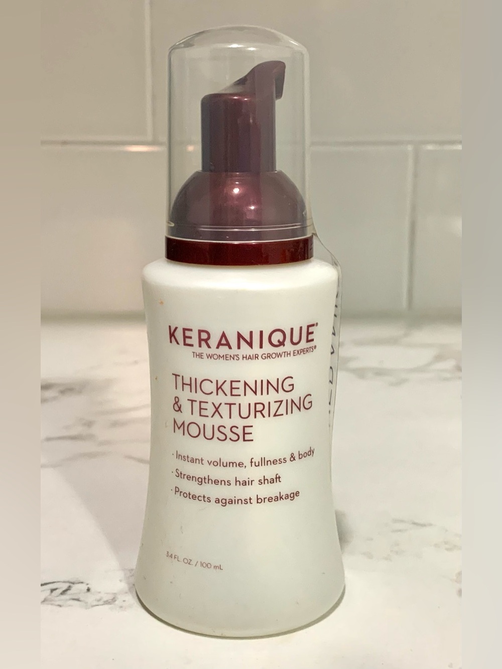 Keranique Thickening & Texturizing Mousse - 3.4 fl.oz